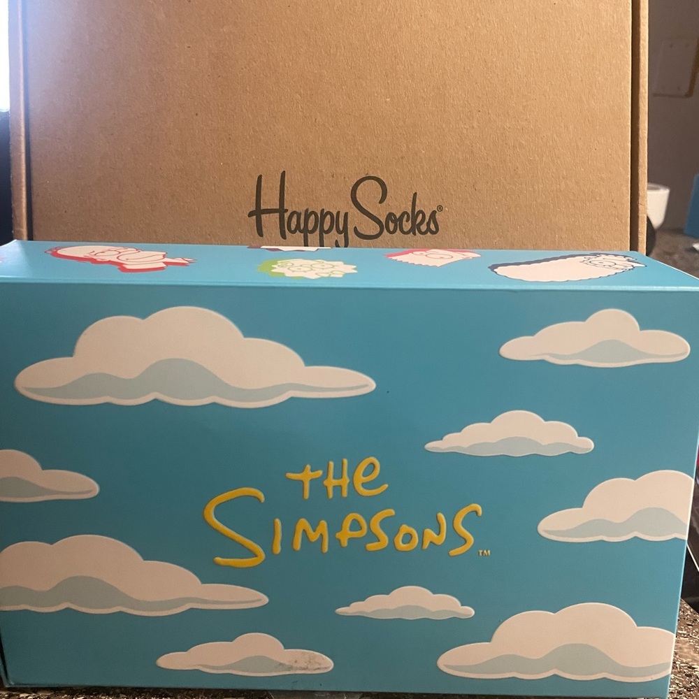 Simpsons Happy Socks (set of 4) Limited edition!